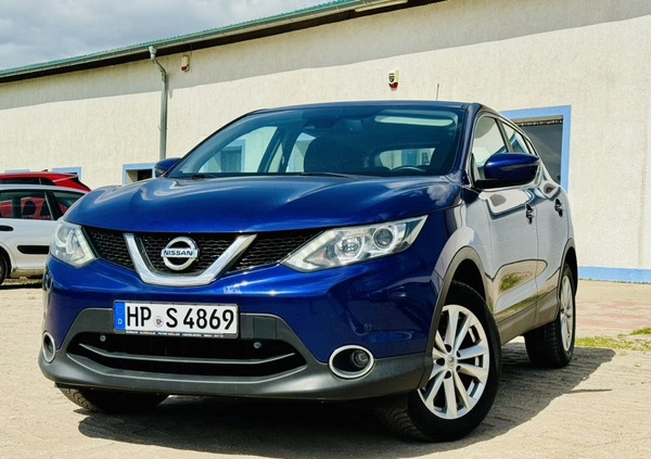 Nissan Qashqai cena 56700 przebieg: 122524, rok produkcji 2015 z Orneta małe 137